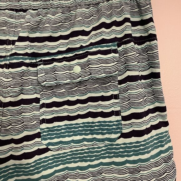 L.L. Bean Sweat Shorts Men's XS Blue Green Drawstring Waist Nylon Polyester - Picture 10 of 12